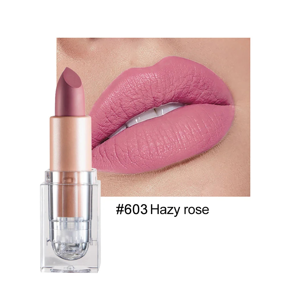HANDAIYAN Matte Nude Lipstick | Velvet Waterproof Long Lasting