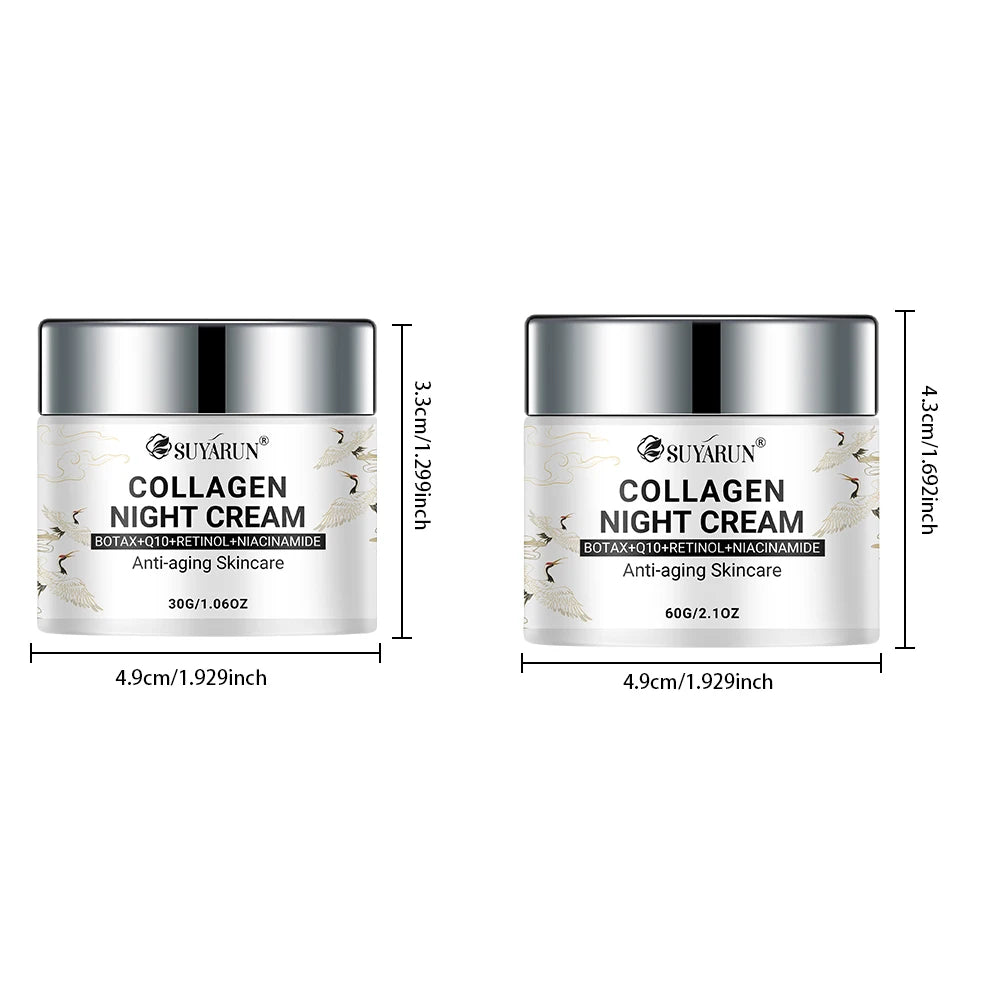 SUYARUN Night Repair Cream – Collagen, Niacinamide & Ginger Night Repair Cream Oasis Select