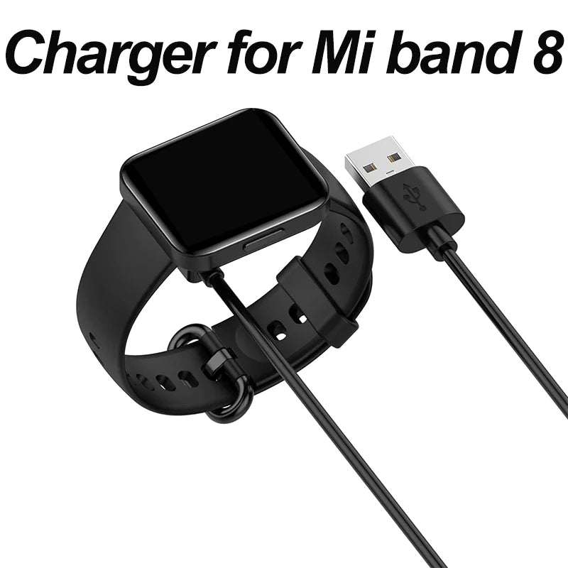 USB Fast Charging Dock for Xiaomi Mi Band 8 – Portable Smartband Charger Oasis Select