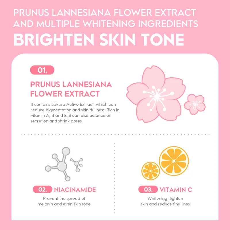 LAIKOU Sakura Essence Face Cream – Moisturizing & Anti-Aging 60g Face Moisturizer Cream Oasis Select