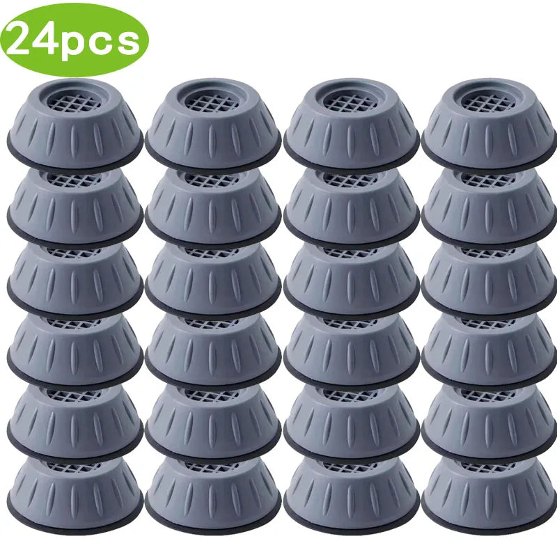 4-28Pcs Washer Foot Pad Anti Vibration Pads Washing Machine Holder Dryer Shock Support Prevent Moving Non-Slip Home Supplies Oasis Select 24pcs