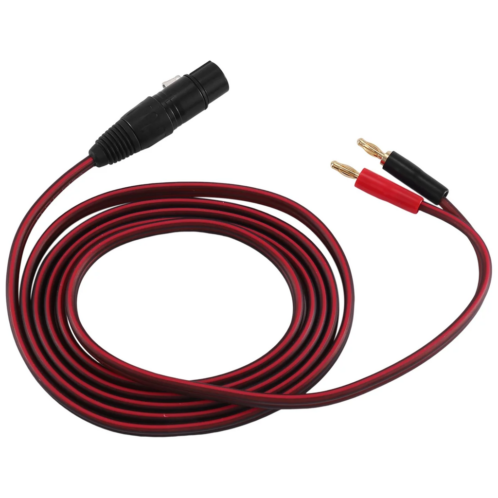 XLR to Banana Speaker Cable,XLR 3 Pin Female to Dual Banana Plugs Audio Cable, Gold-Plated 4mm Plug to XLR3 Pro HiFi Oasis Select