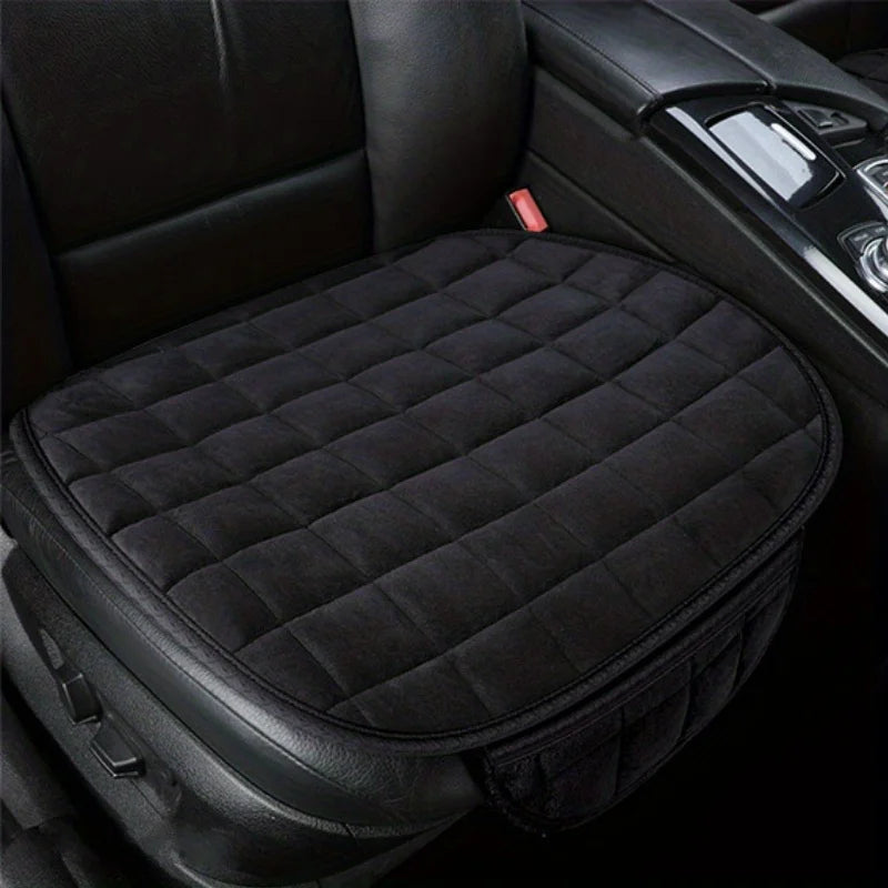 Universal Car Seat Cover Front Chair Seat Cushion Anti-slip Breathable Pad for Auto Seat Protector Car Interior Accessories Oasis Select Polyester black Four Seasons