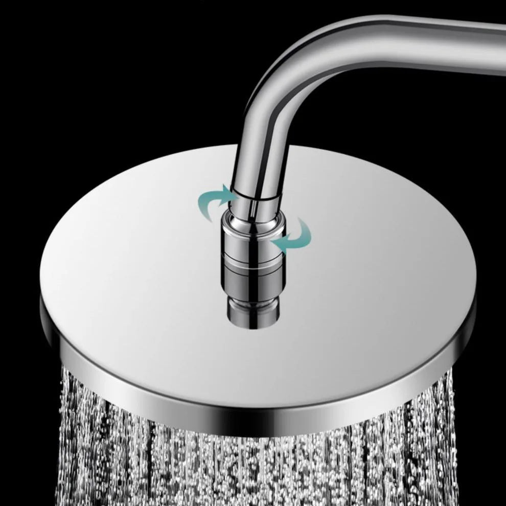 Large Round Rainfall Shower Head – Full Body Spray Booster