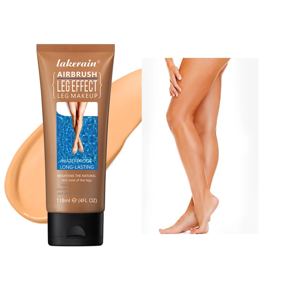 Body Foundation 100ml Tan Leg Makeup Lotion Even Skin Tone Waterproof Long Lasting Body Tanning Cream Medium Bronze Leg Makeup Oasis Select color3 116ml