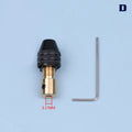 2mm-5mm Universal Small Electronic Drill Bit Collet Mini Chuck Tool Set Fixture Clamp Multifunction Micro Electric Drill Chuck Oasis Select D