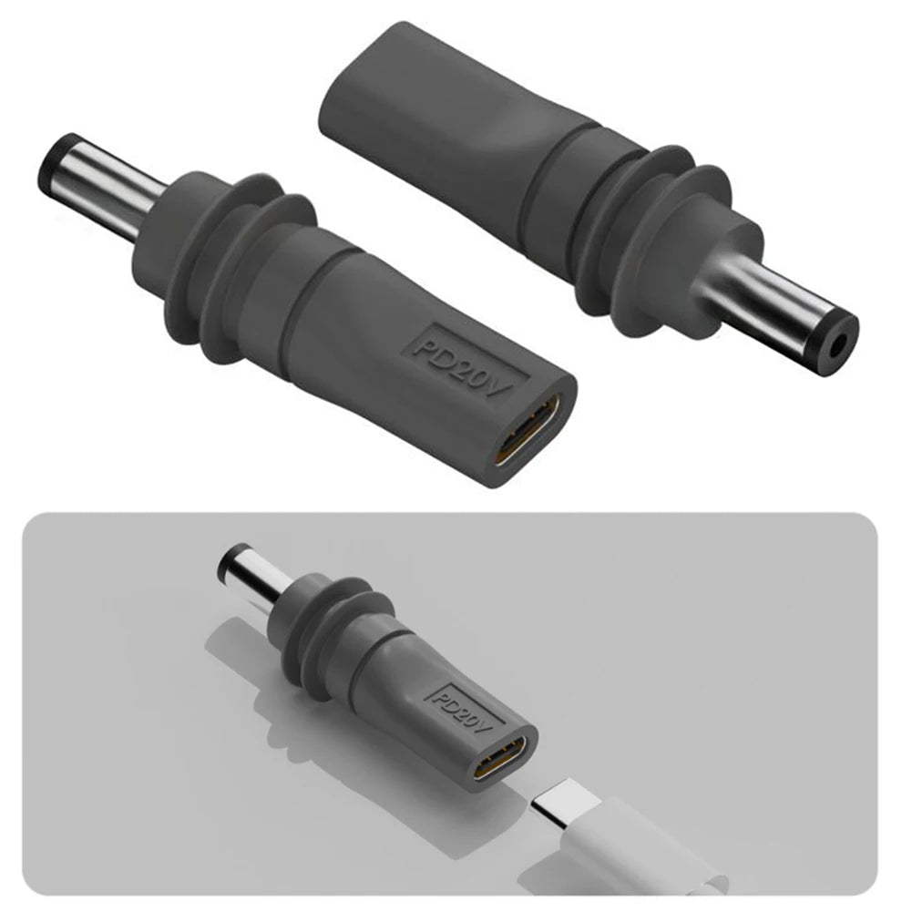 PD 100W USB-C to DC 5521 Barrel Jack Power Adapter for Starlink