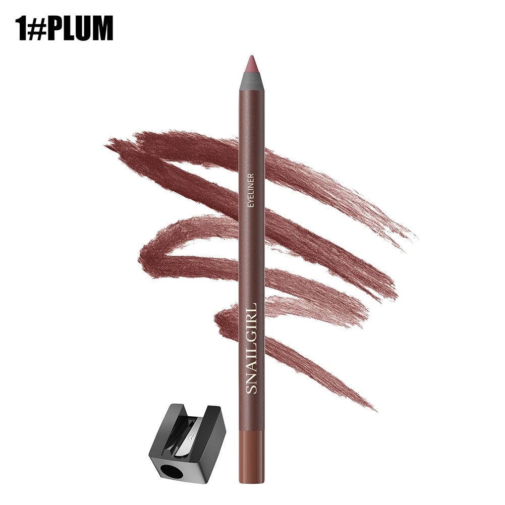 Waterproof Black Brown Eyeliner Gel Pencil Ultra-fine Matte Smooth Oasis Select 01