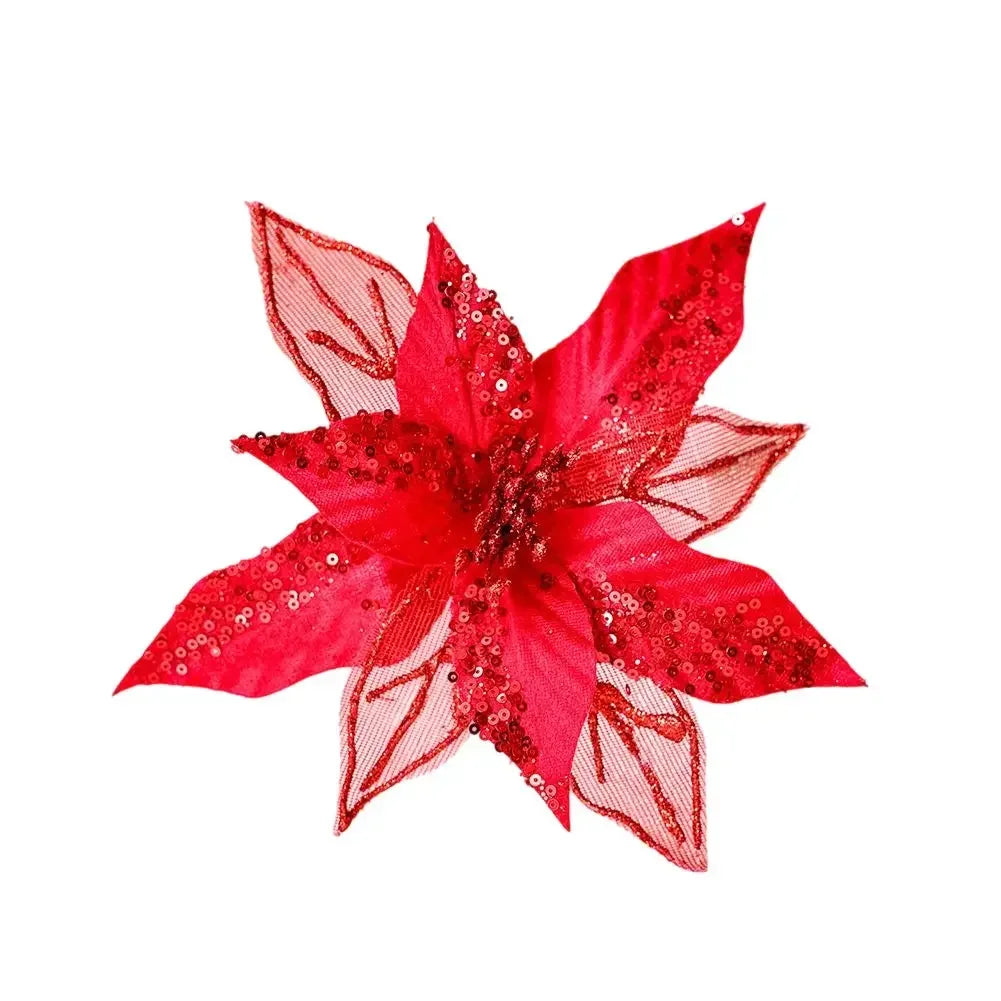 Wedding Centerpiece Flowers Christmas Flower Decor Quick Setup Convenience Seasonal Use Decoration 23 21cm For Christmas Trees Oasis Select Red China Mainland