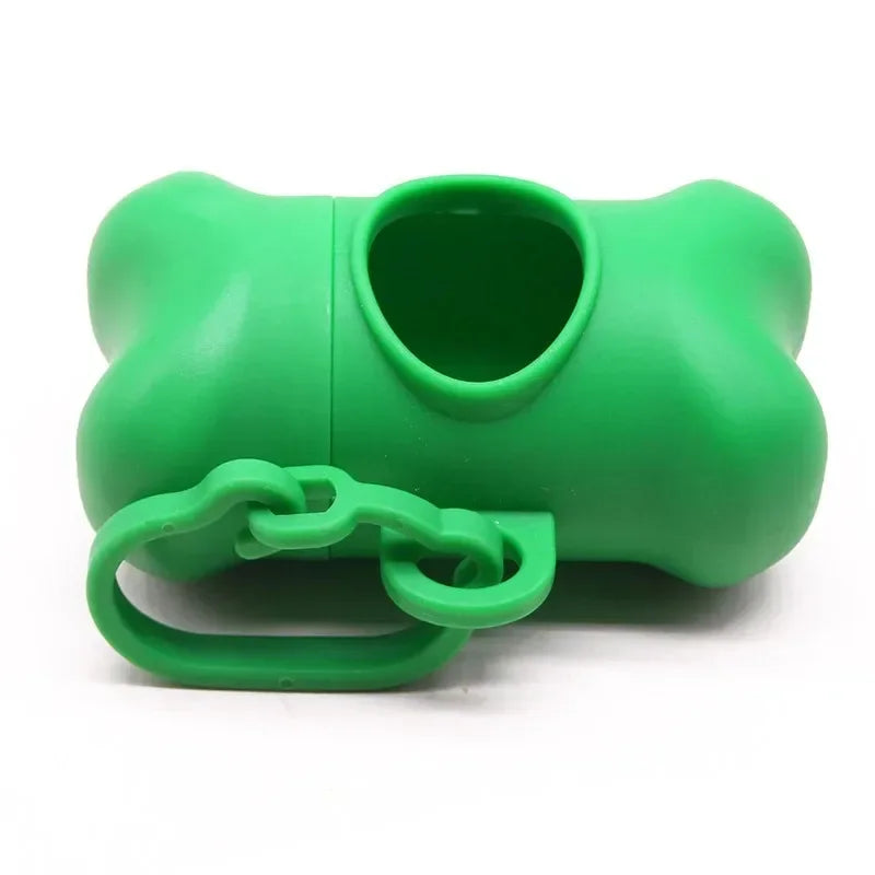 1pc Bone Shaped Bag Dispenser Disposable Pet Dog Waste Bag Holder Plastic Garbage Bag Case Carrier Disposal Poop Bag Dispenser Oasis Select