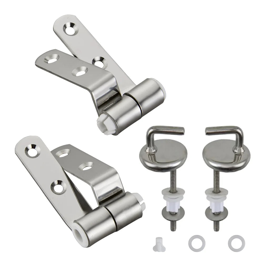 Stainless Steel Toilet Seat Hinge Flush Toilet Cover Mounting Connector Toilet Lid Hinge Mounting Fittings Replacement Parts Oasis Select P-807 kit