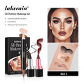 3pcs Matte Velvet Lipstick Set Waterproof Eyeliner Contour Stick Long Lasting Natural Makeup Kit For Face Beauty Oasis Select Set 1