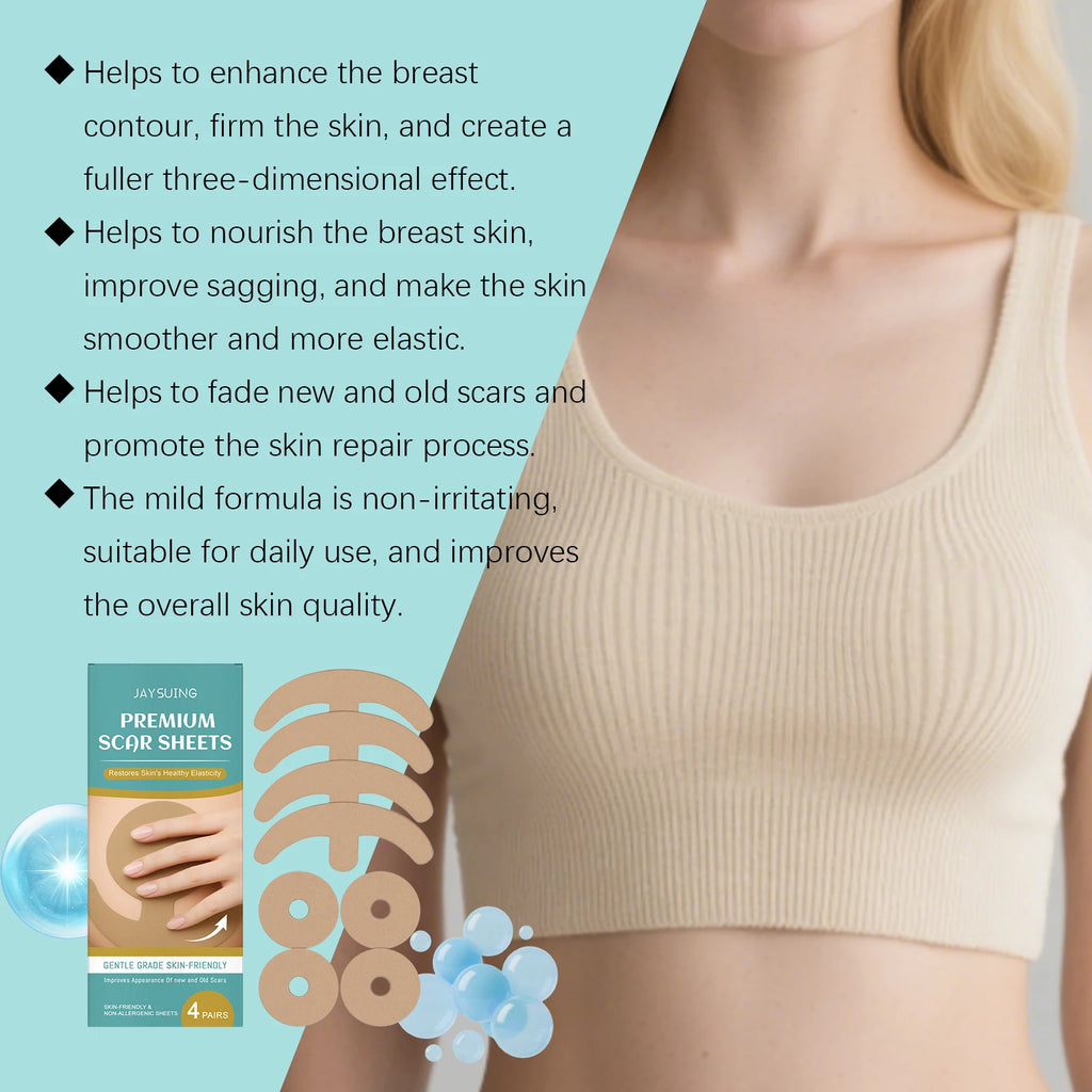 Chest Care Patch Moisturize Increase Skin Elasticity Reduce Scars Repair Skin Barrier Hyaluronic Acid Pulling Shaping Stickers Oasis Select