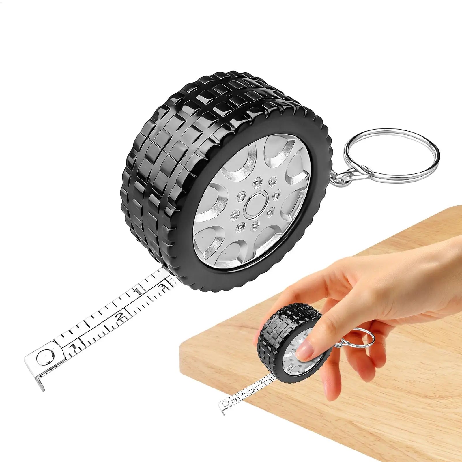 Cloth Tape Measure 1 Meter Small Tire-Shaped Accurate Ruler Diameter Tape Measure for Body Clothes Tailor Fabric Pipe Carpentry Oasis Select