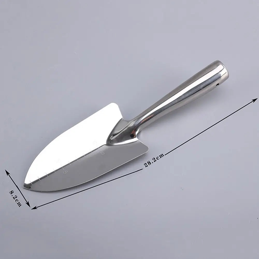 Stainless Steel Garden Tool Set – Shovel, Rake & Hoe