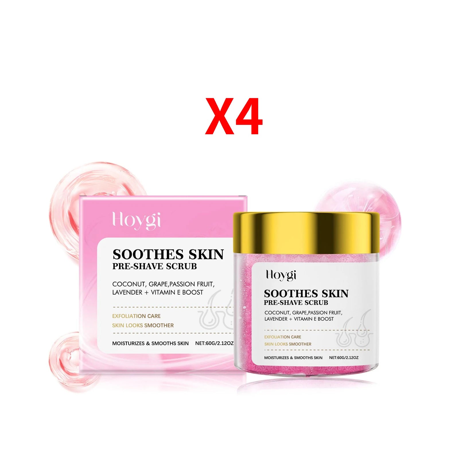 Pre Shave Scrub Exfoliation Remove Dead Skin Smoothing Moisturizing Gentle Cleansing Improve Roughness Skin After Shaving Care Oasis Select Buy 2 Get 2 Free