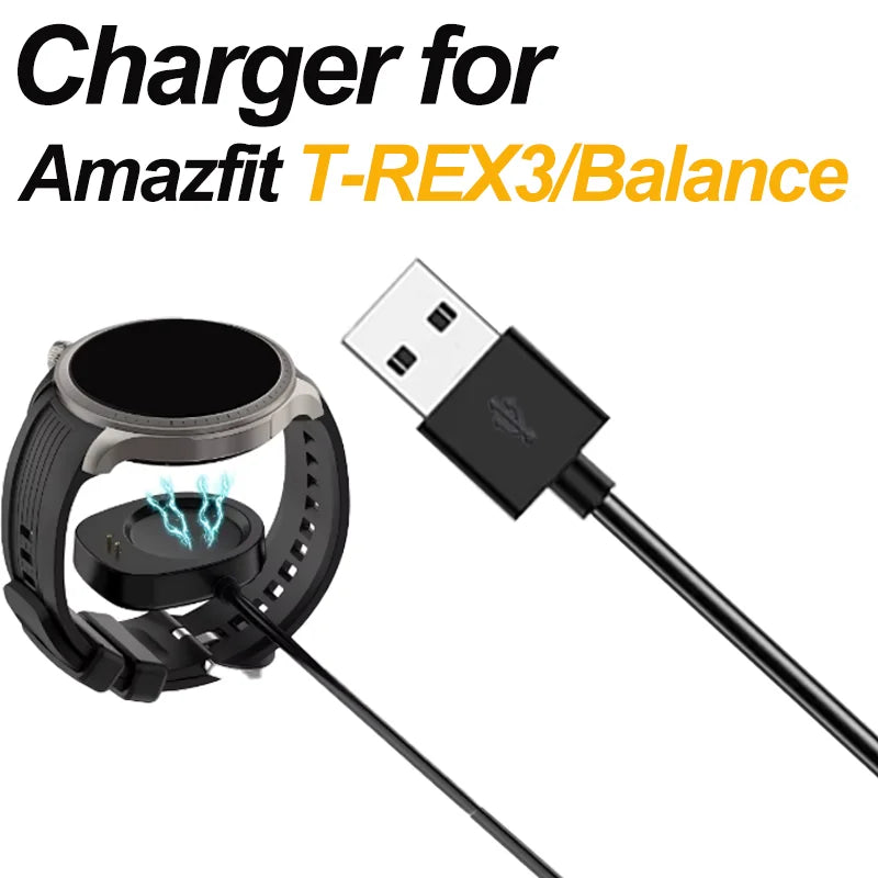 Magnetic Charger for Amazfit Balance A2286/Balance 2/T-Rex 3 Smartwatch Charger Dock Oasis Select
