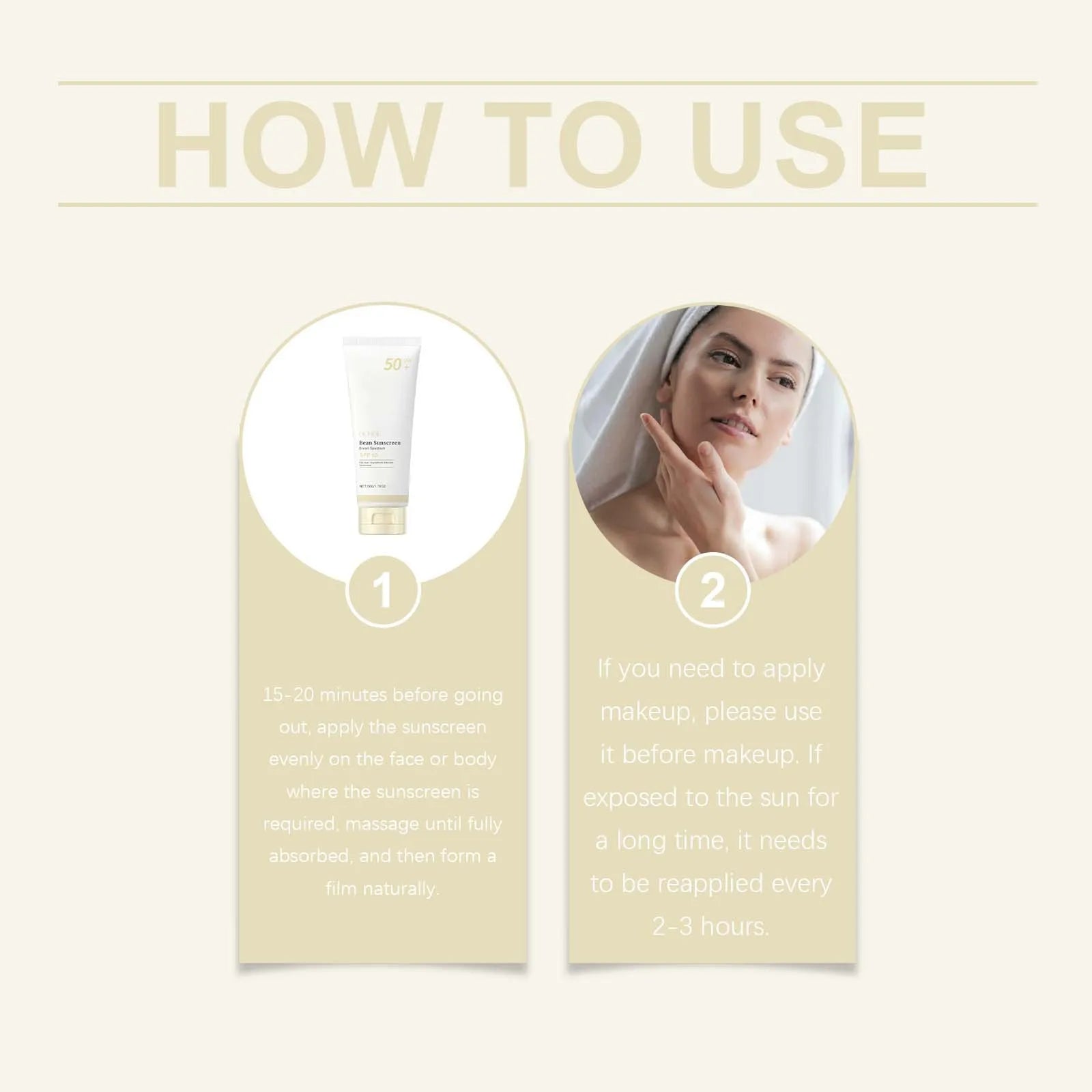 SPF 50+ Mild Moisturizing Sunscreen Soothe Cool Sunblock UVA/UVB Brighten Anti Oxidate Sun Prevent Sunburn Moisturize Sunscreen Oasis Select