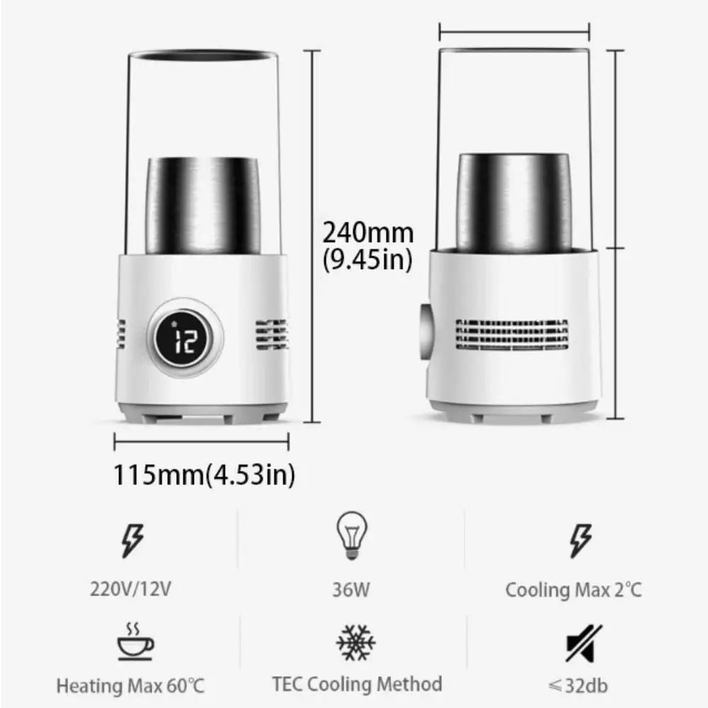 Smart Hot & Cold Cup – Digital Temp Display, Rapid Cool/Heat