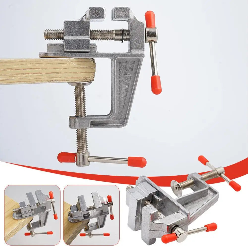 Mini Bench Vise Muliti-Funcational 3.55mm Aluminum Pliers Clamp Hobby Flat Small On Miniature Tool Vice Table Jewelers F8E8 Oasis Select