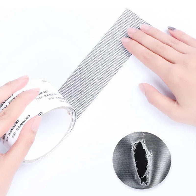 2M Window Screen Tape Anti-Mosquito Screen Repair Subsidy Self-Adhesive Door Curtain Mosquito Net Hole Patch Repair Tapes Oasis Select