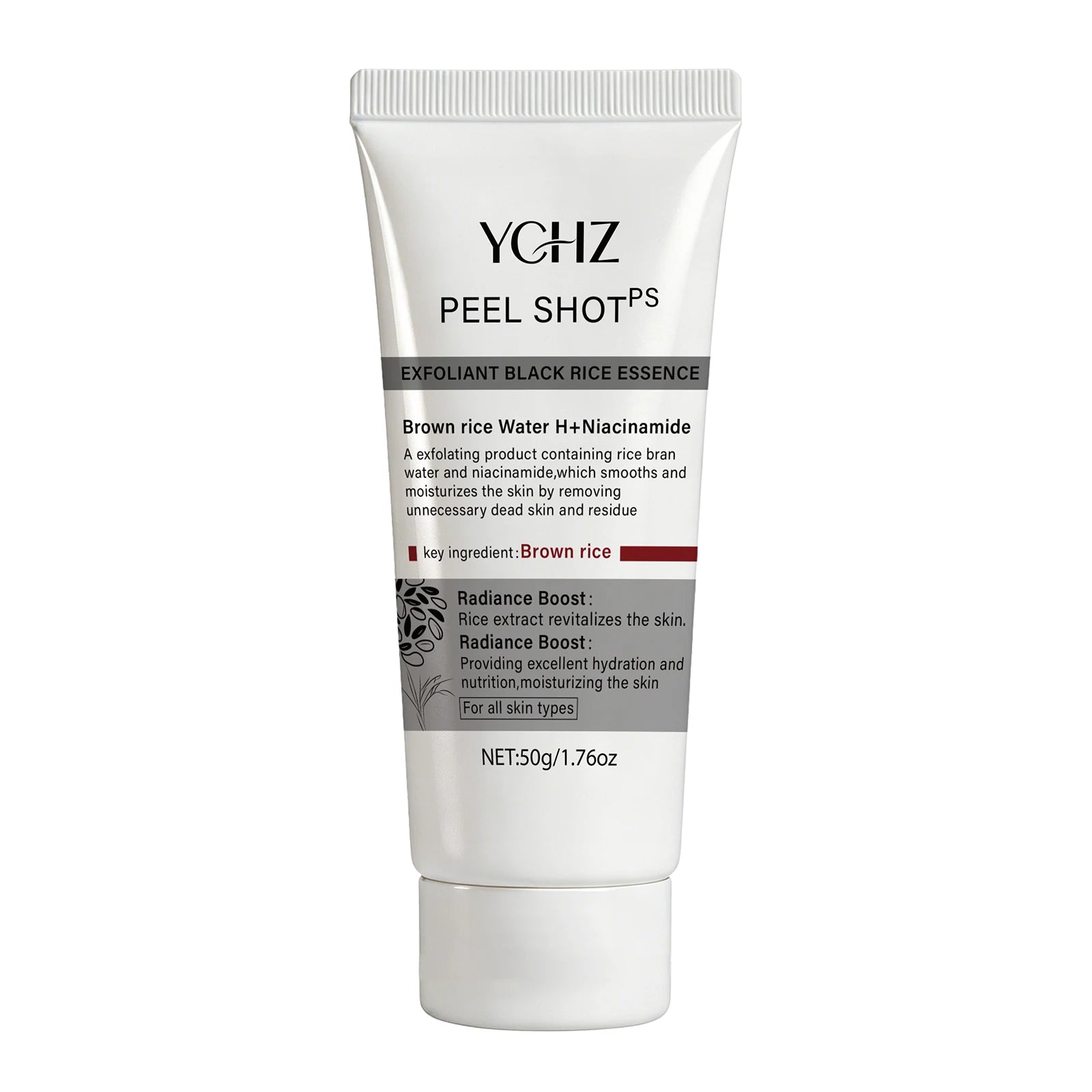 Brown Rice Exfoliating Gel – Smooth & Moisturize Skin | YCHZ Face Exfoliating Gel Oasis Select 1Pc 50g
