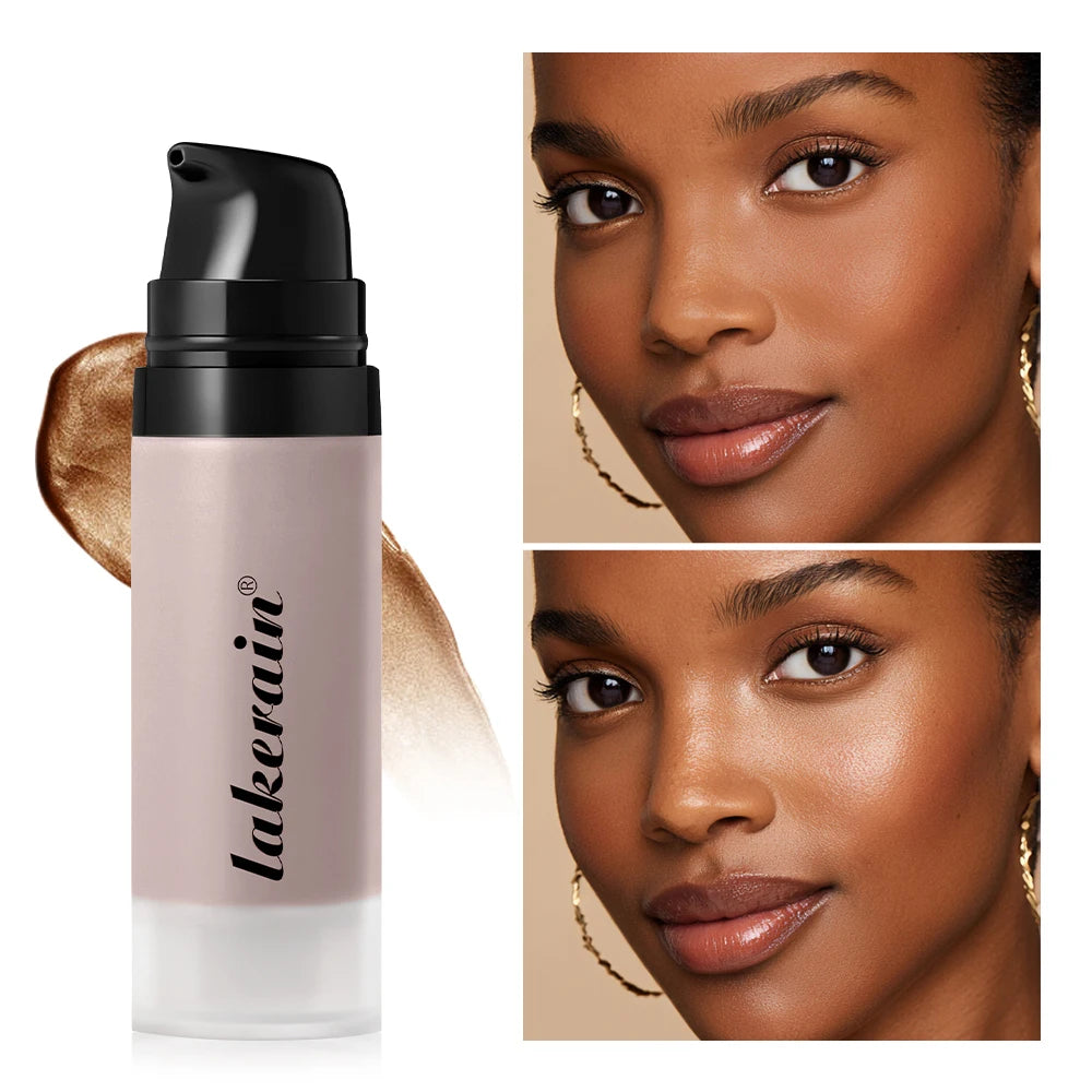 Glowy Super Gel Lightweight Dewy Multipurpose Llluminator Primer Highlight Foundation Moisturizing Nourish Non-Sticky Primer M Oasis Select