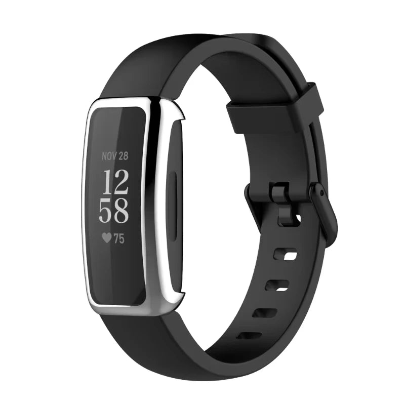TPU Case for Fitbit Inspire 2 & 3 – Waterproof Screen Protector Smartwatch Case Oasis Select