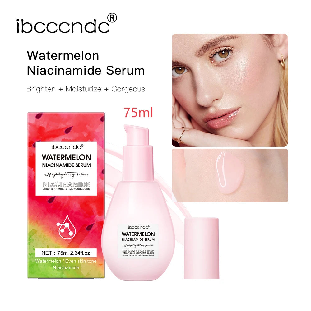 New Watermelon nicotinamide Light Bulb Essence Moisturizing Skin Brightening Face Brightening Essence For Women Skin Care Oasis Select