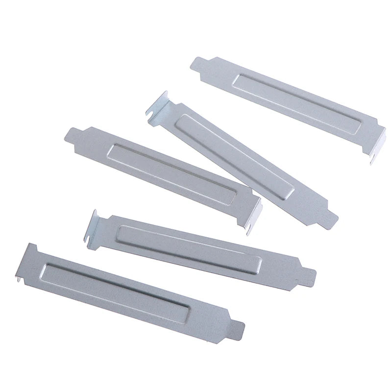 5pcs 12cm Silver PCI Slot Cover PC Computer Case Dust Filter Blanking Plate Oasis Select