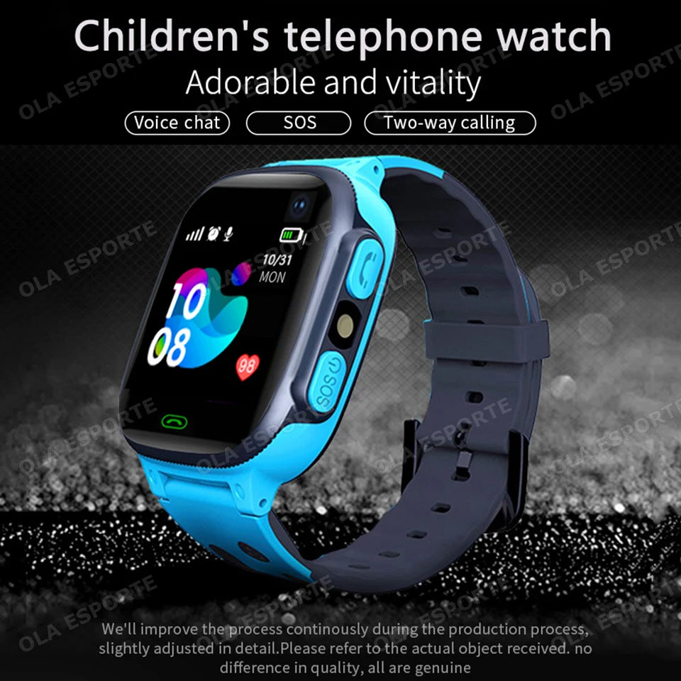 Kids Smart Watch GPS Tracker, Two-Way Call & SOS | Waterproof