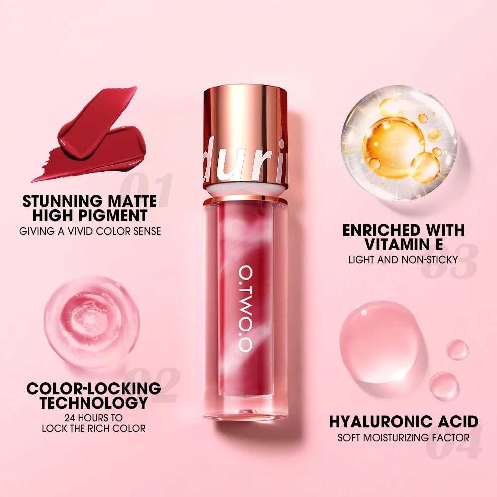O.TWO.O Matte Liquid Lipstick – Waterproof 24H Color-Lock