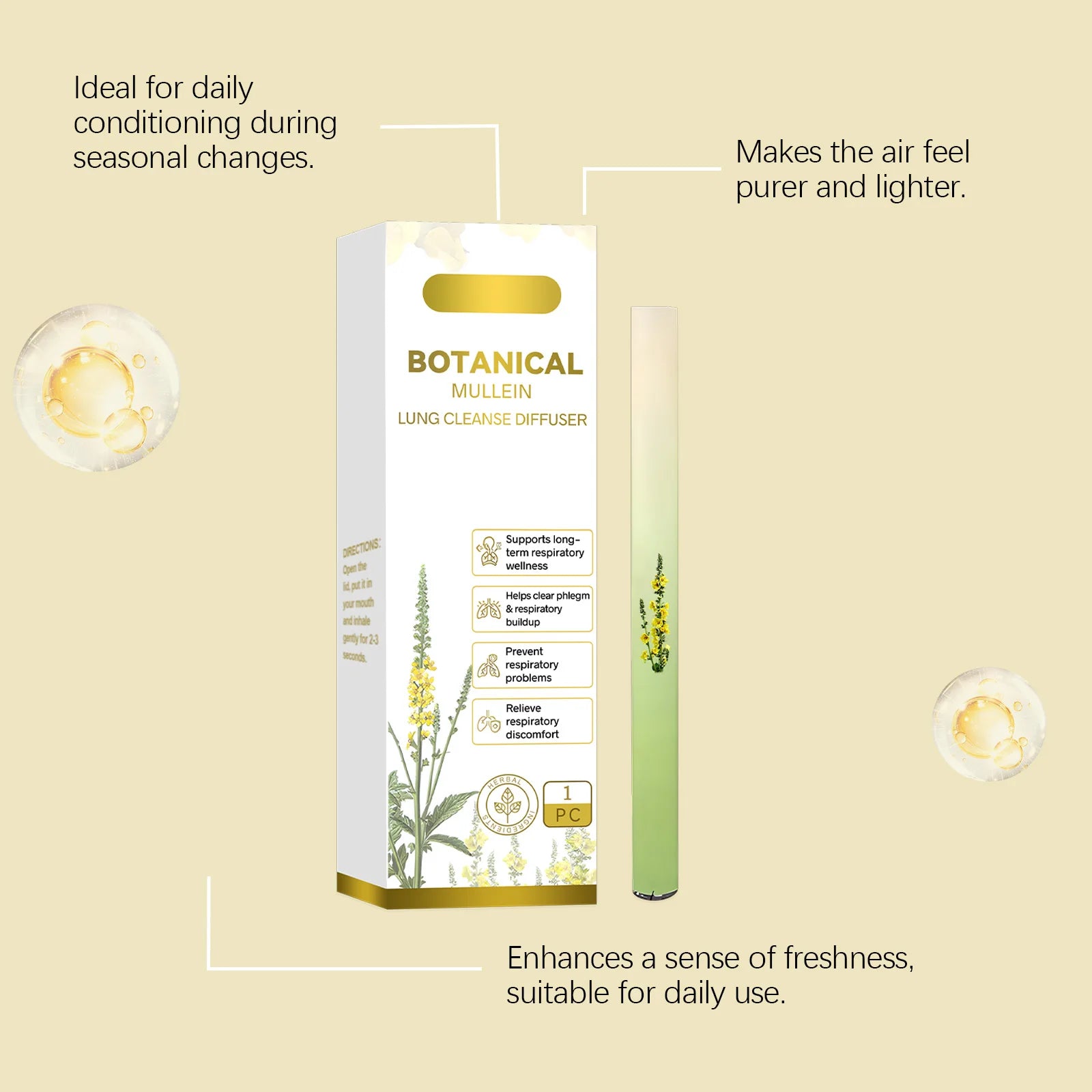 Herbal Nasal Inhaler Stick – Decongest, Energize & Refresh Herbal Nasal Inhaler Oasis Select