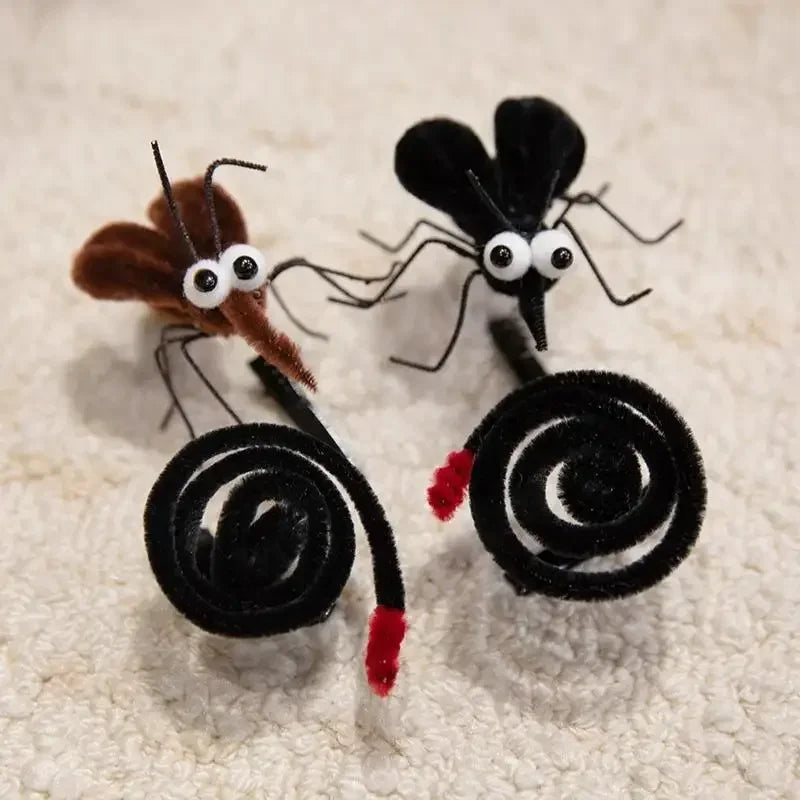 Mosquito Plush Hairpin – Cute Cartoon Insect Hair Clip Novelty Hair Clip Oasis Select