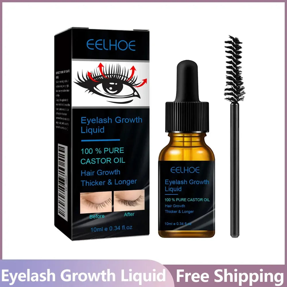 Eyebrows Natural Thick Slender Curl Curl Moist Natural Castor Oil Growth Liquid Serum Extension Eyelash Female Makeup Product Oasis Select