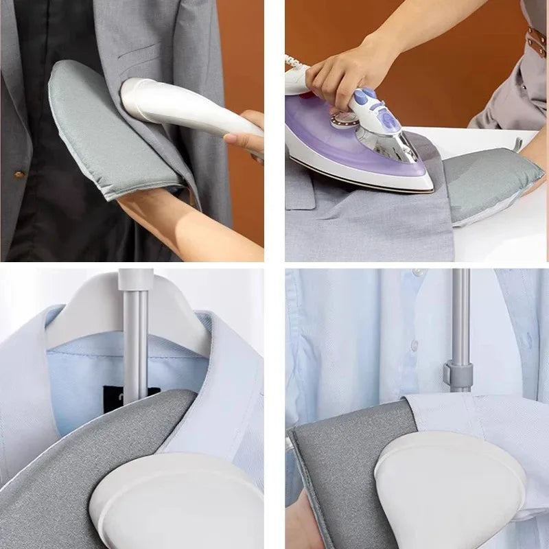 Washable Ironing Board Mini Anti-scald Gloves Iron Pad Cover Heat-resistant Stain Resistant Ironing Board for Clothing Store Oasis Select