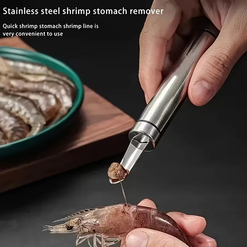 Stainless Steel Shrimp Deveiner Multi-Purpose Kitchen Cleaning Tool