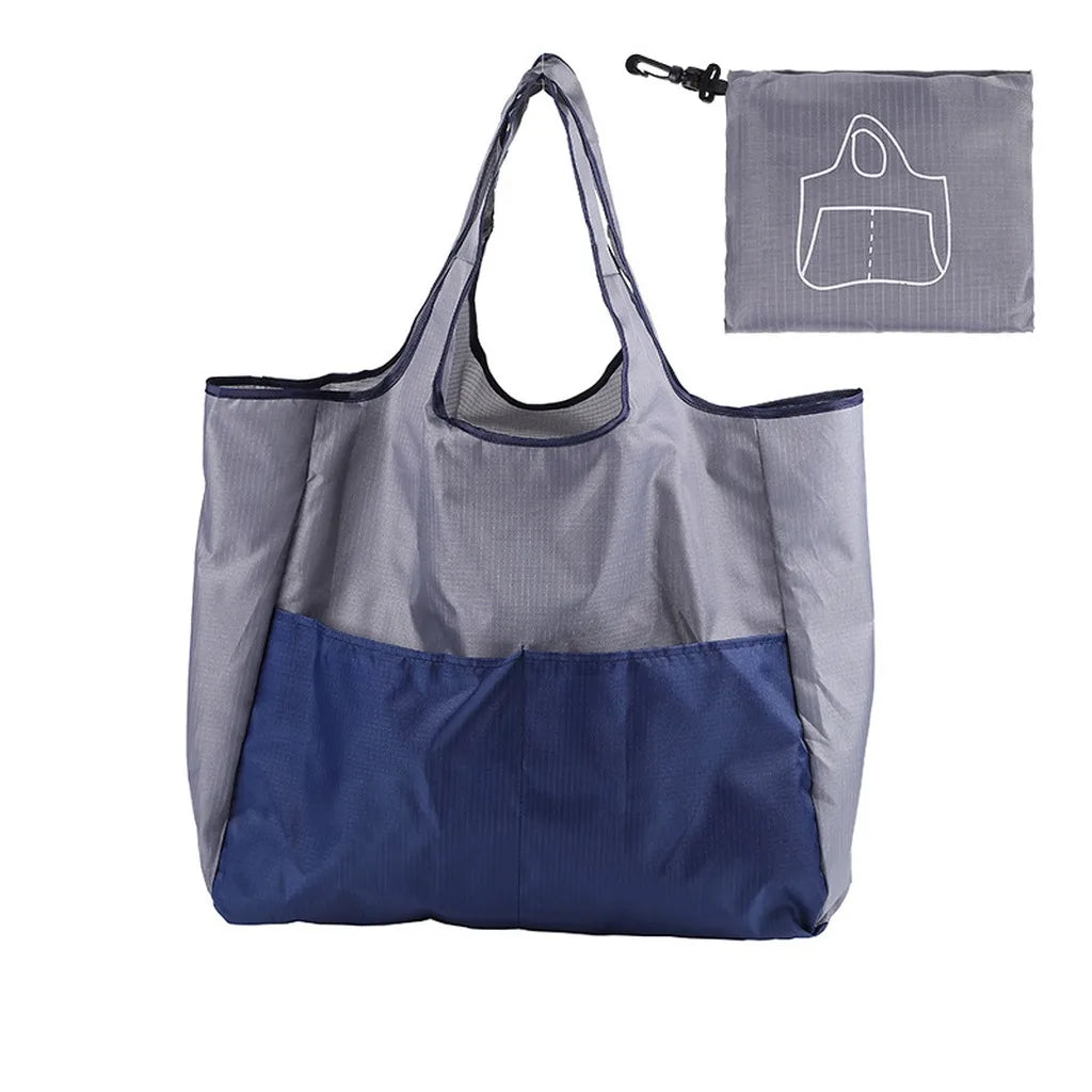 Foldable Reusable Shopping Bag | Water-Resistant Oxford Tote