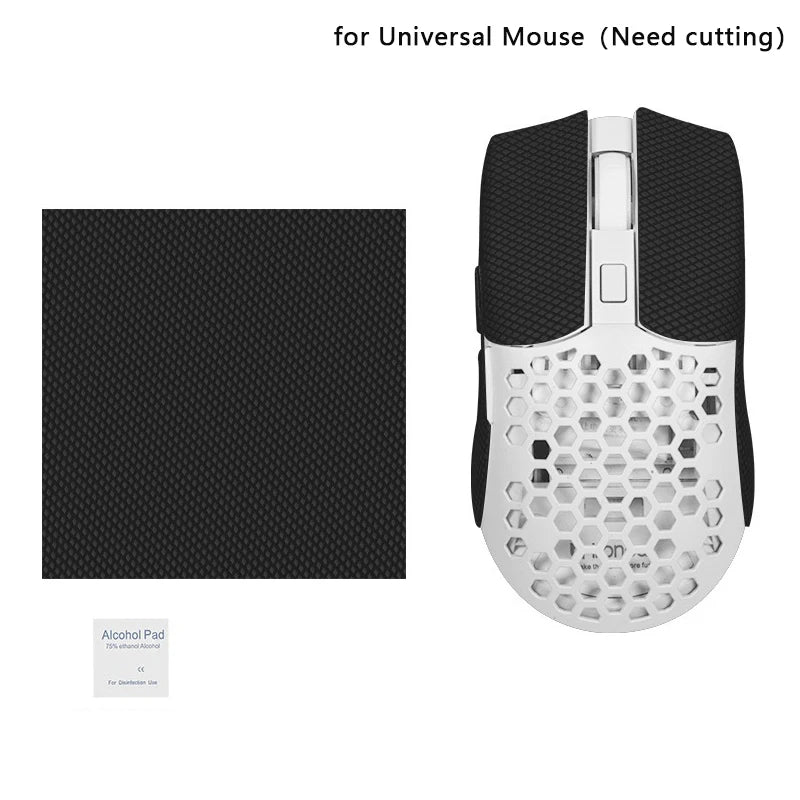15*11cm DIY Anti-Slip Wireless Gaming Universal Style Mouse Sticker Sweat-Proof Mouse Grip Tape Wear-Resistant PC Desktop Laptop Oasis Select A12