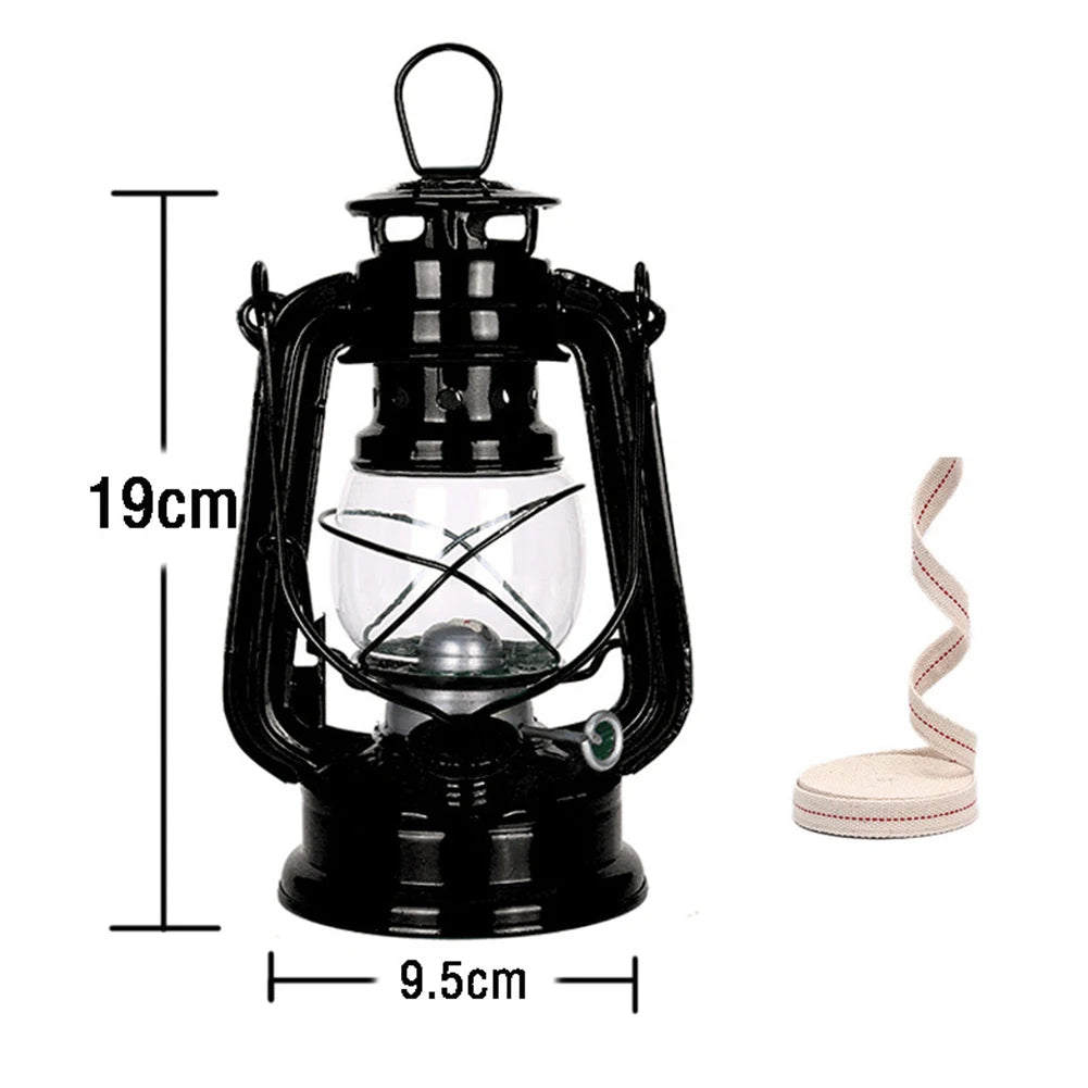 Retro Camping Lantern Kerosene Lamp Portable Handheld Lantern Outdoor Camping Lights 90ml Many Colour Metal Lamps Oasis Select