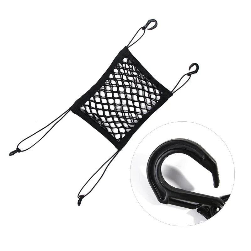 Car Seat Gap Mesh Net Organizer Bag & Pet Barrier | Auto