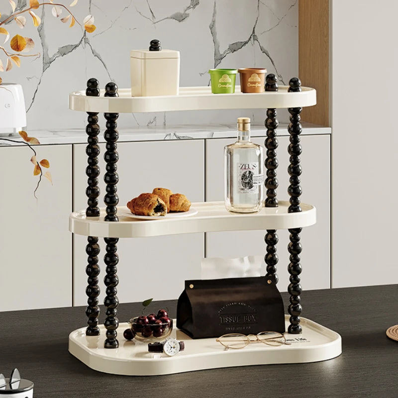 Cosmetics storage box Multifunctional finishing rack Skin care products Perfume storage rack Household desktop cup storage rack Oasis Select
