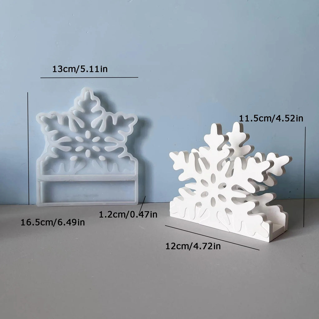 Gypsum Drip Mould Versatile Prayer Holder Mold Christmas Tree Mold Holiday-Themed Christmas Tissue Box Mould For Living Room Oasis Select C