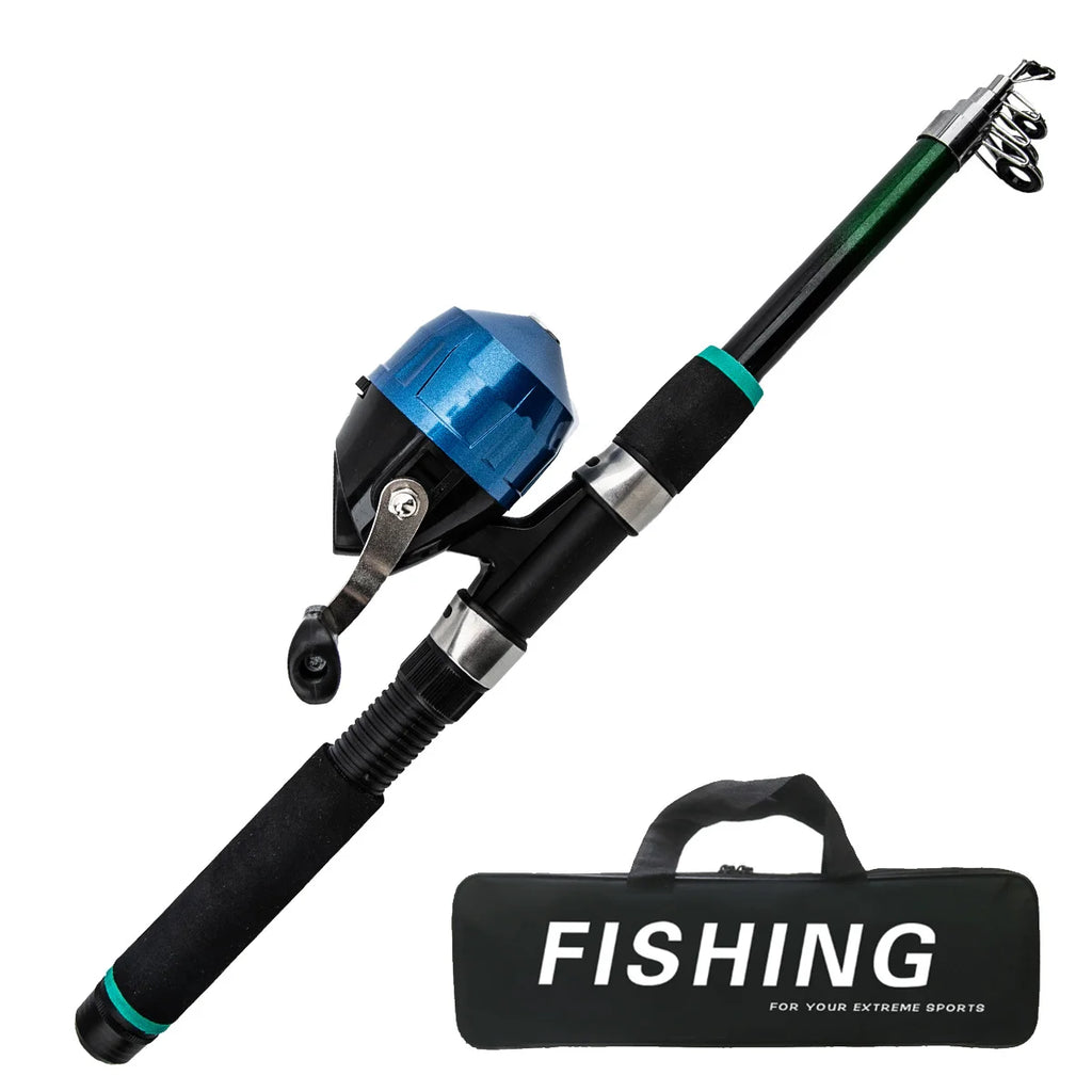 Beginner's Fishing Rod Set 1.8m lure rod, soft and hard bait, fishing hook line, complete set of fishing gear Oasis Select 2