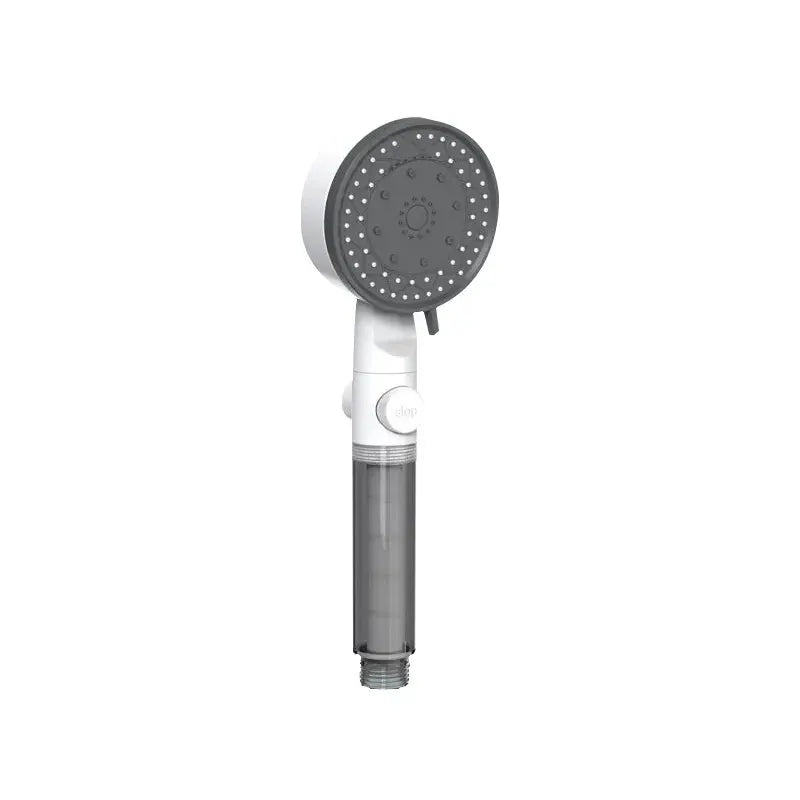 High Quality 8 Mode Shower Head Water Filter Adjustable High Pressure Shower Portable One-Key Stop Shower Bathroom Accessories Oasis Select White