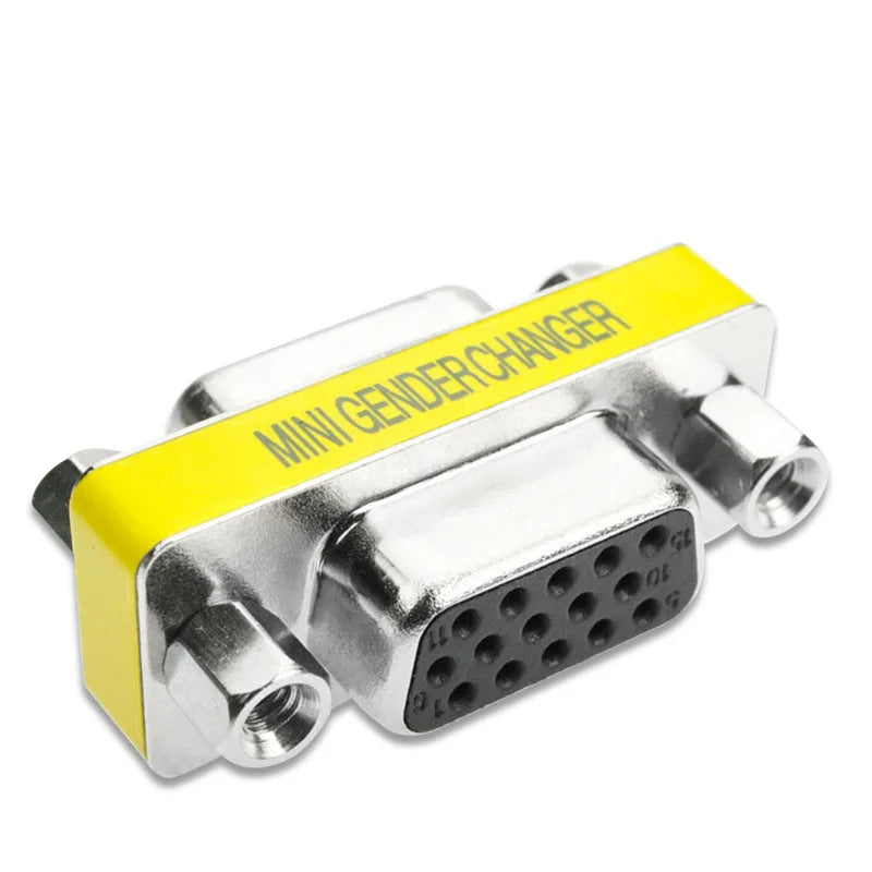 VGA 15Pin DB9 9Pin Male to Male/Female to Female/Male to Female Mini Gender Changer Adapter RS232 Serial plug Com Connector Oasis Select