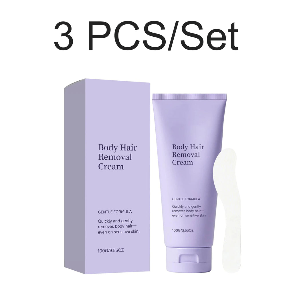 No Dark Spot Hair Removal Cream Gentle Depilatory Prevents Ingrown Hairs Smooths Skin For Underarms Legs Arms Bikini Painless Oasis Select 3 PCS