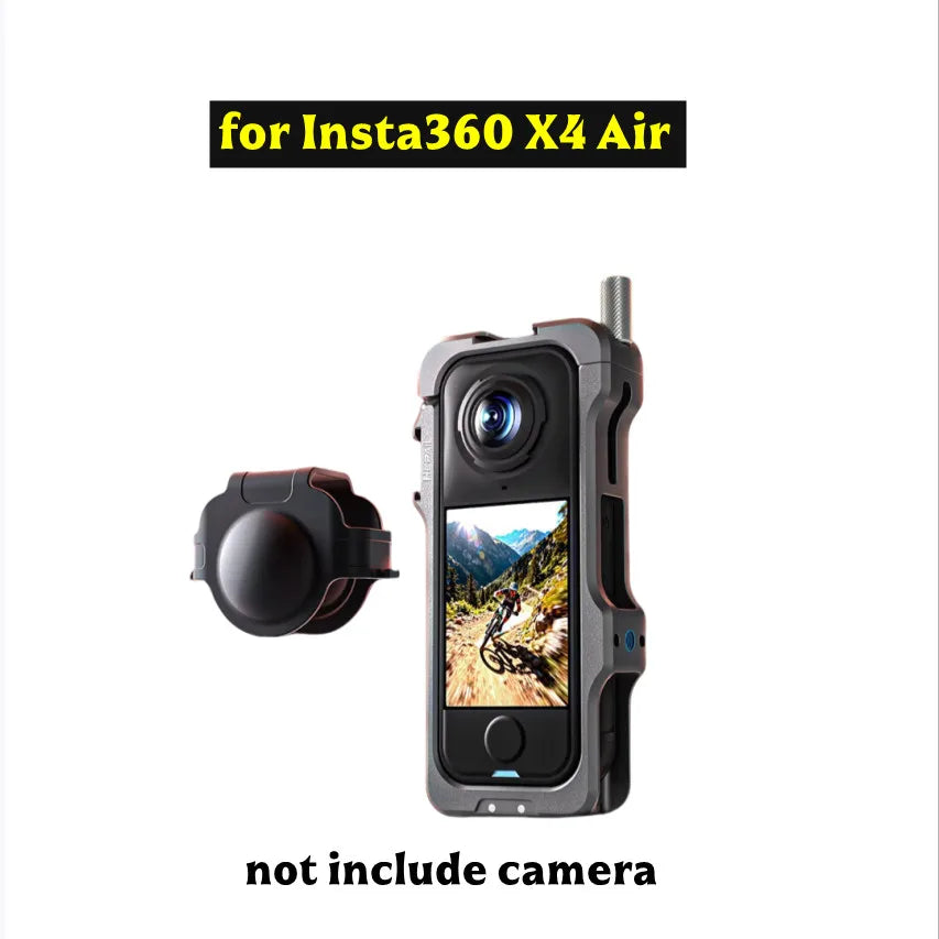 Aluminum Alloy Cage Frame for Insta360 X4 Air/X5/X4/X3
