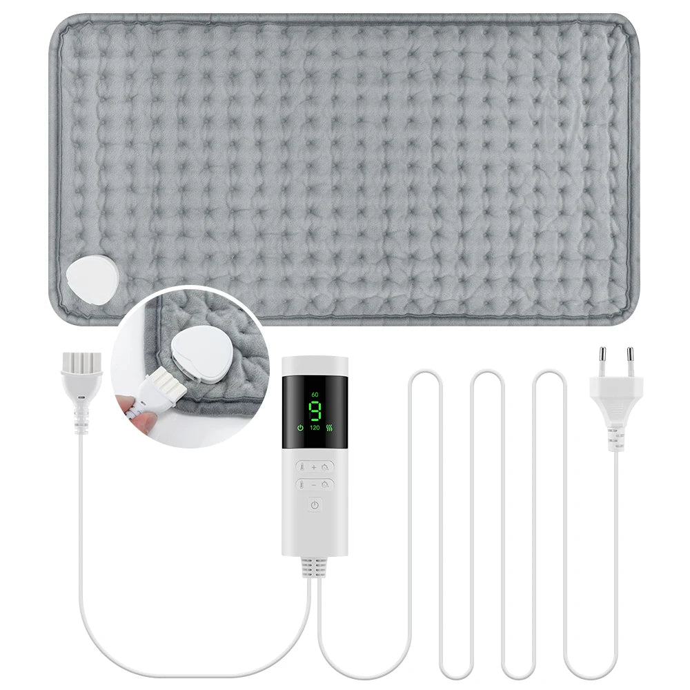 Hailicare Electric Heating Pad 30×60cm | 10 Levels & Timer