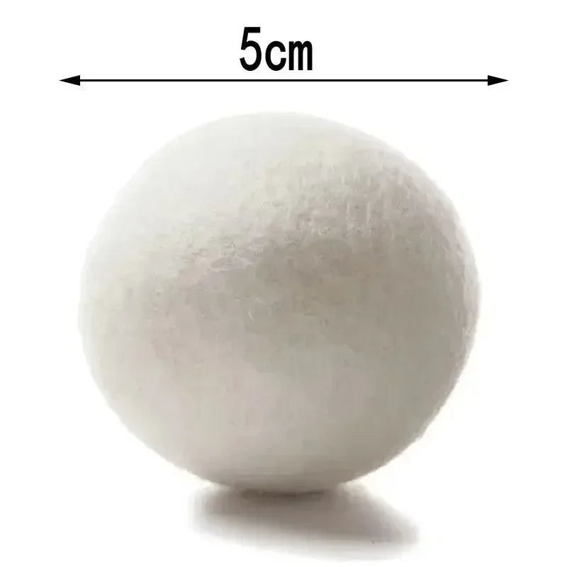 30-Pack Wool Dryer Balls Handmade Drying Balls Dryer Reusable Natural Fabric Softener Reduce Wrinkles and Decrease Drying Time Oasis Select